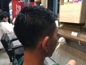 震災刈りメンズカット鹿児島メンズショートヘア